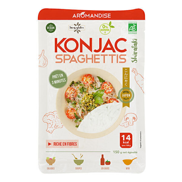 Aromandise - Spaghettis de Konjac et riz 150g