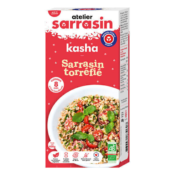 Atelier Sarrasin - Kasha graines de sarrasin torréfiées origine France 400g