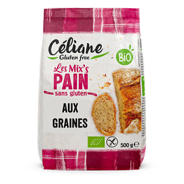 Céliane - Mix pain aux graines sans gluten 500g