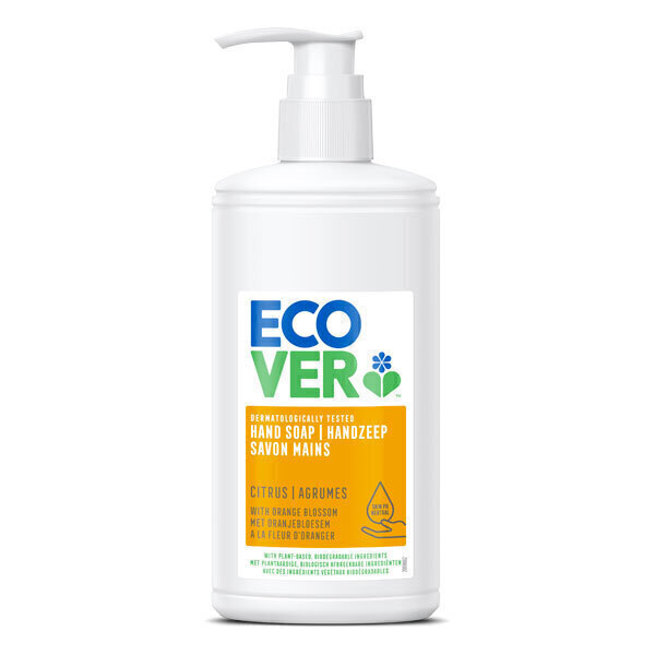 Ecover - Savon mains Agrumes flacon pompe 250ml Ecover - Savon mains Agrumes flacon pompe 250ml