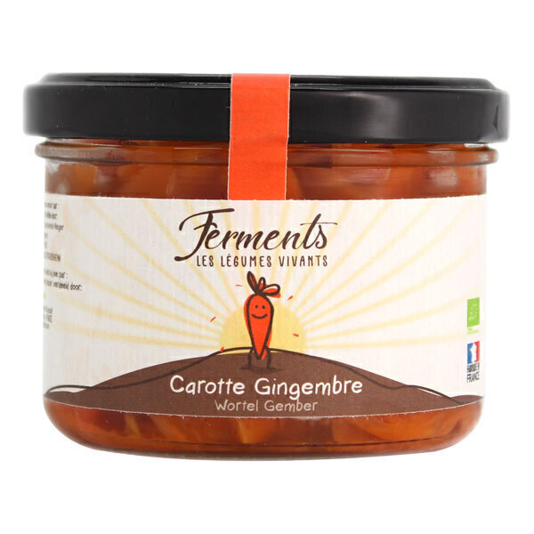 Ferments - Carotte & Gingembre lacto-fermentés 170g