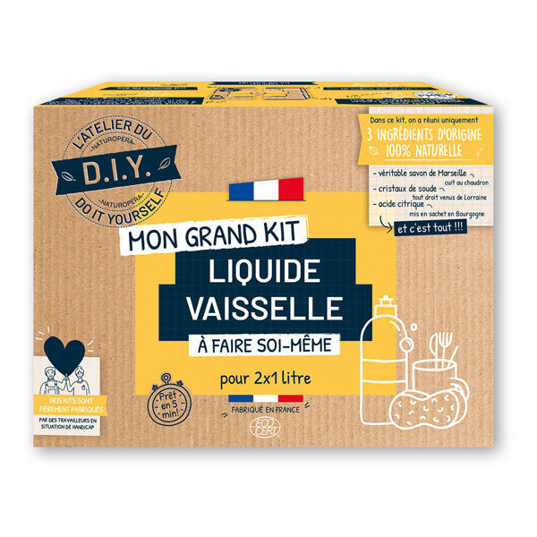 L'Atelier Du Do It Yourself - Kit DIY pour Liquide Vaisselle 2x1L
