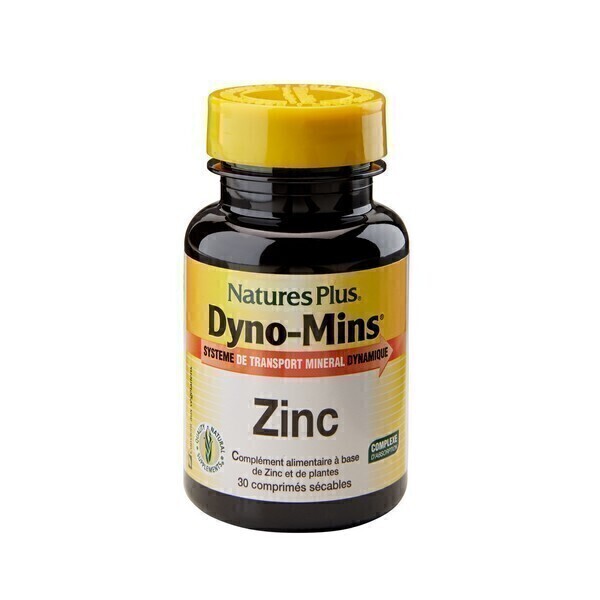 Nature's Plus - Dyno-Mins Zinc - 30 comprimés