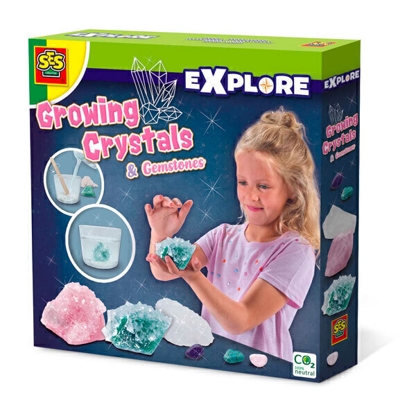 SES Creative - Kit création cristaux et pierres précieuses - Dès 8 ans