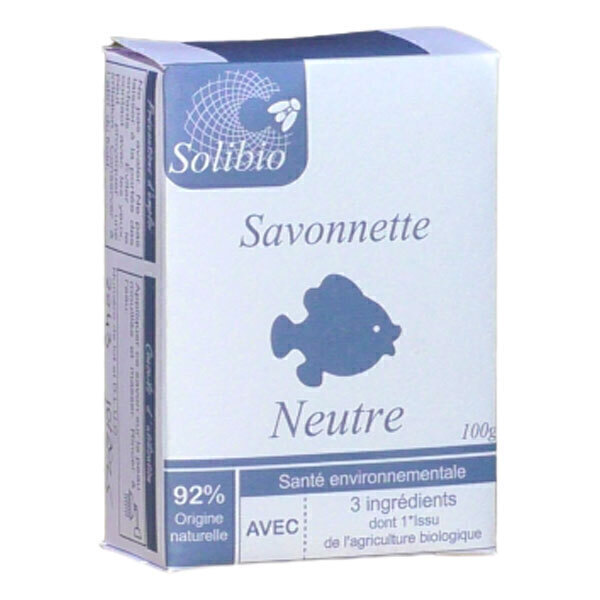 Solibio - Savonnette neutre bébé 3 ingrédients 100g