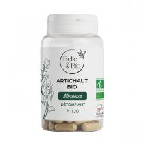 Belle & Bio - Artichaut Bio - Minceur -120 Gélules - Certifié AB par Ecocert