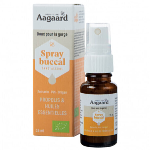 Aagaard Propolis - Spray buccal sans alcool - 15 ml