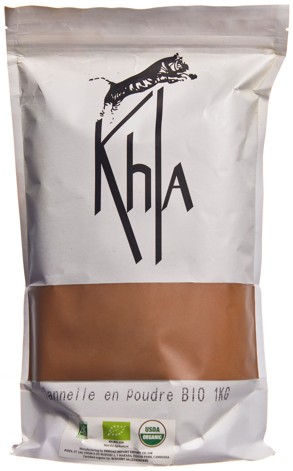 Khla - Cannelle de Chine en poudre - en vrac - 1kg