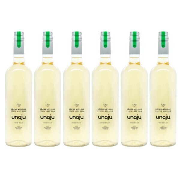 Vinaccus - Unaju Pêche Mélisse Bio, 6 bouteilles de 75CL