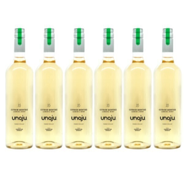 Vinaccus - Unaju Citron Menthe Bio, 6 bouteilles de 75CL