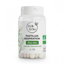 Belle & Bio - Pastilles Respiration Bio x 100 - Certifié AB par Ecocert