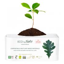 Eco by Naty - 20 Serviettes pour fuites urinaires - Mini