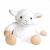 Peluche Bouillotte Mouton blanc - Made in France