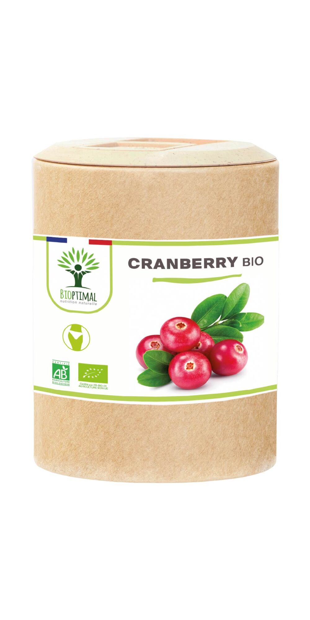 Bioptimal - Cranberry Bio - Canneberge - Infection Urinaire - 200 gélules