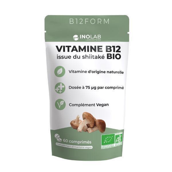 Laboratoire Inolab - Vitamine B12 bio, naturelle & vegan