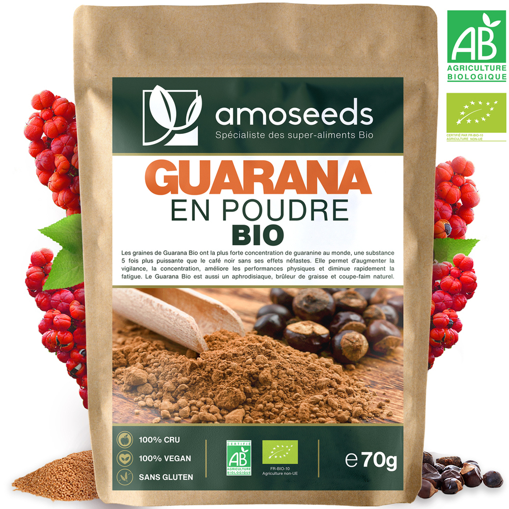 amoseeds - Guarana en Poudre Bio 70g