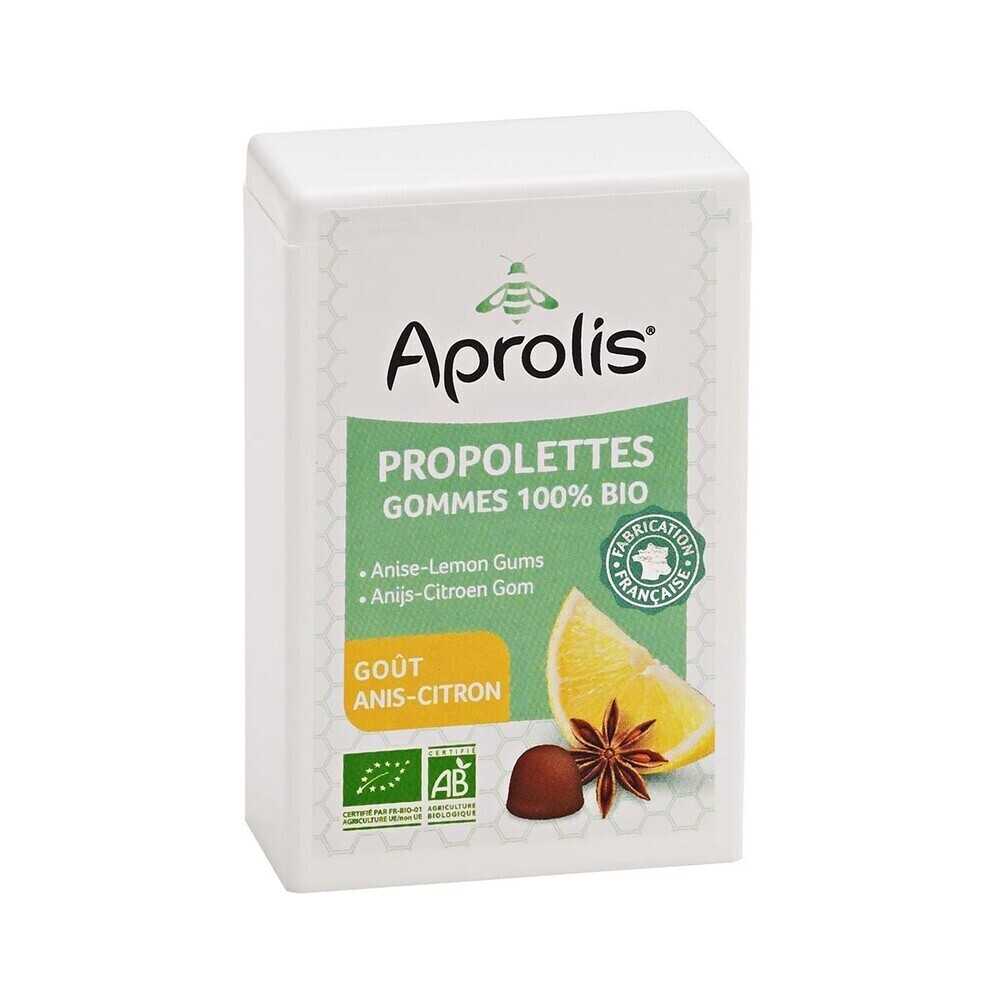 Aprolis - Propolettes Anis-Citron 50g Bio Aprolis - Propolettes Anis-Citron 50g Bio