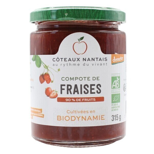Côteaux Nantais - Compote fraises 315 g