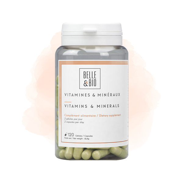 Belle & Bio - Vitamines et Minéraux - 120 Gélules Belle & Bio - Vitamines et Minéraux - 120 Gélules