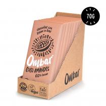 Ombar - Lot 9+1 Chocolats Crus Coco - Eclats d'Amandes 70g Bio