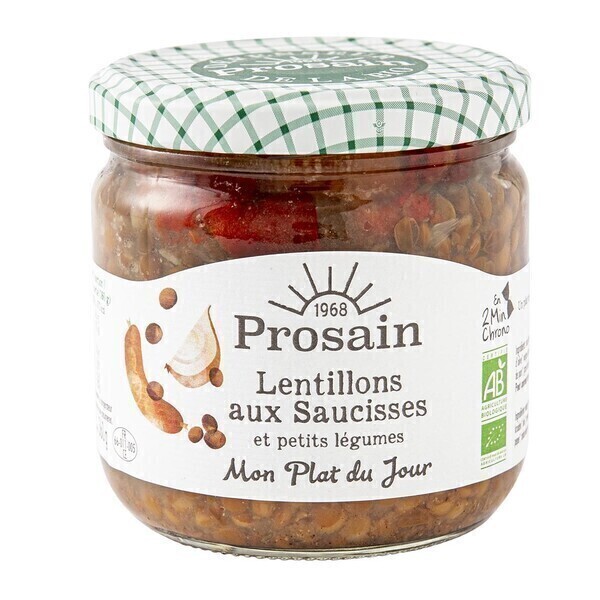 ProSain - Lentillons-saucisses 360g bio