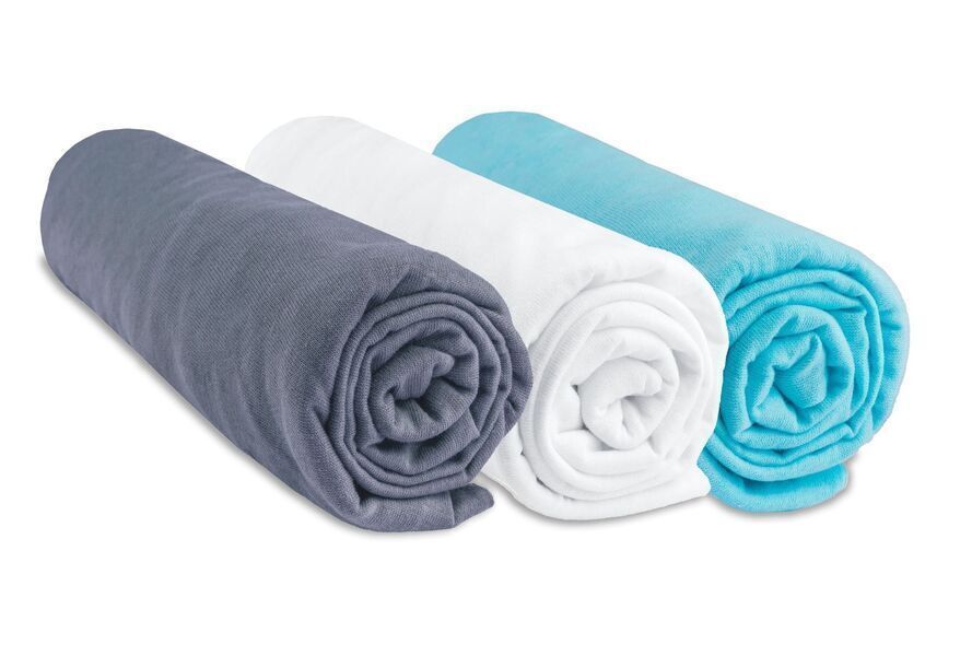 Easy Dort - Lot de 3 Draps housse Jersey 100% Coton - 40x80 / 40x90 cm Easy Dort - Lot de 3 Draps housse Jersey 100% Coton - 40x80 / 40x90 cm