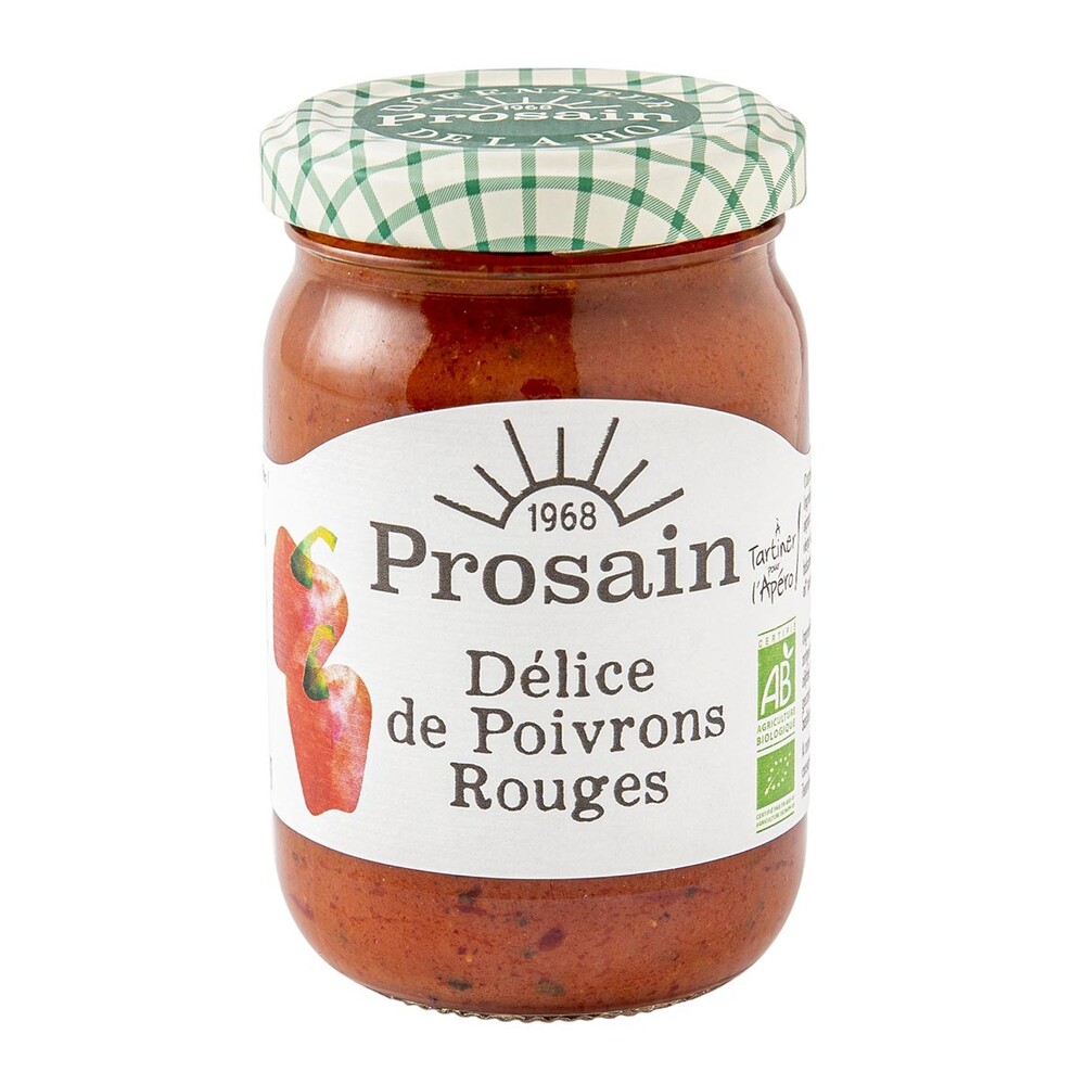 ProSain - Délice de poivrons rouges 200 gr bio