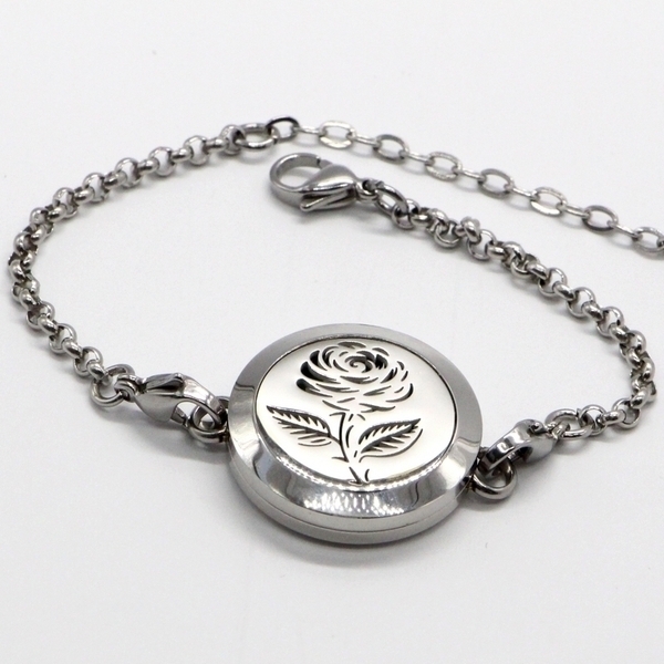 Zen' Arôme - Bracelet d'Aromathérapie Soli Rose