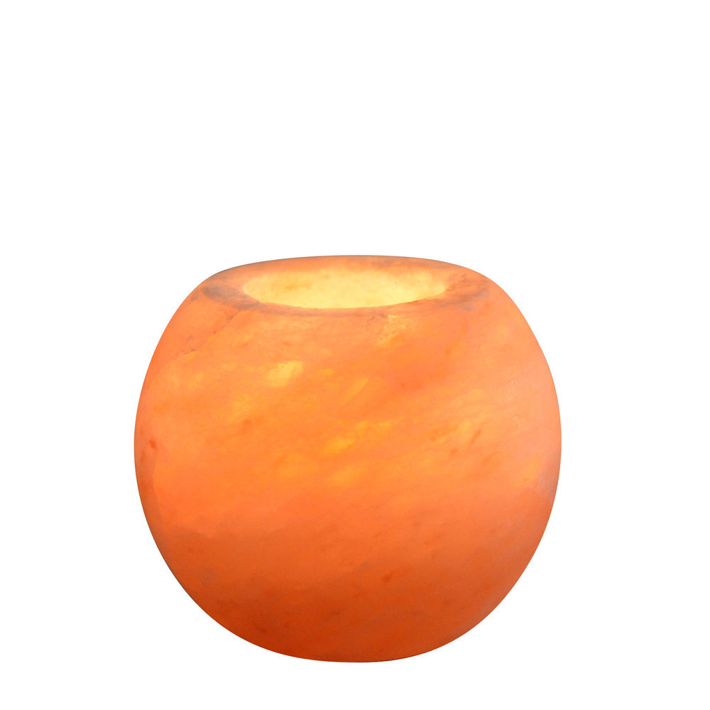 Zen' Arôme - Bougeoir en Cristal de Sel Himalaya Sphère 900g 