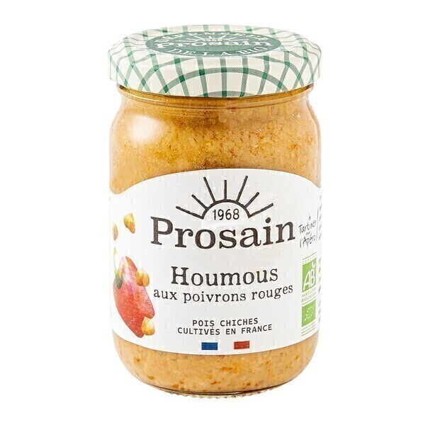 ProSain - Houmous aux poivrons rouges 195g bio