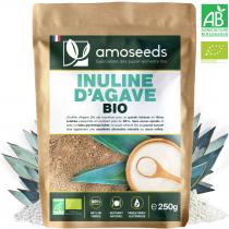 amoseeds - Inuline d'Agave Bio 90% de fibres 250g