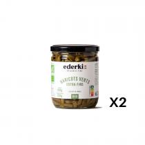 Ederki - Haricots verts extra fins 420g bio-lot de 2