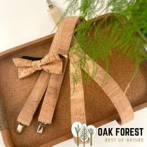 OAK Forest - Bretelles en liège naturel artisanal