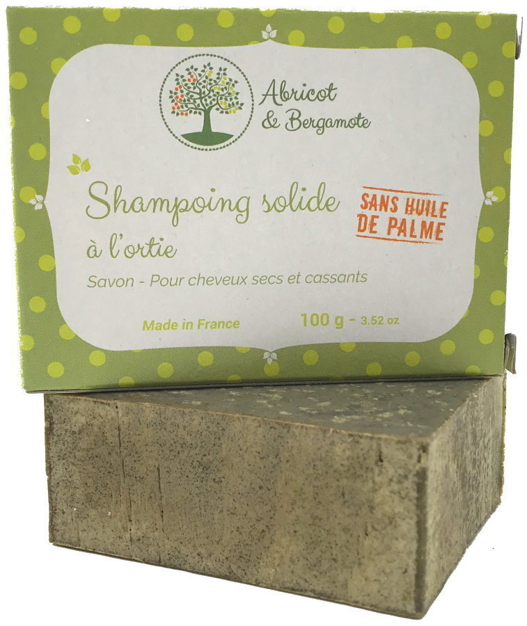 Abricot et Bergamote - Shampoing solide - Ortie