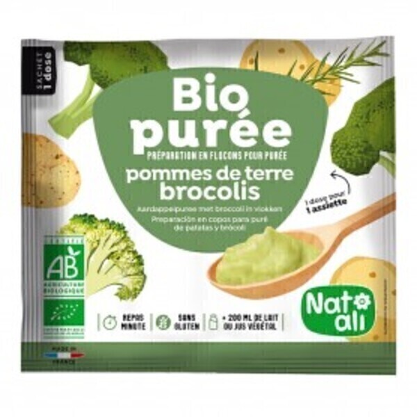 Natali - Purée de pomme de terre-brocolis 30g bio
