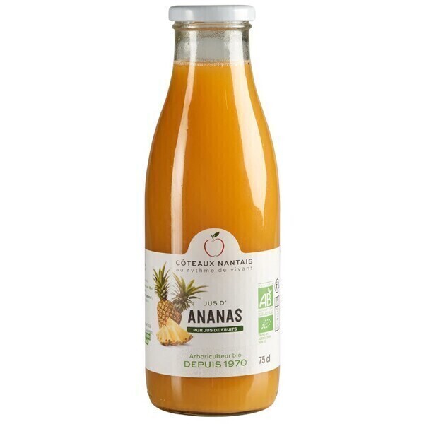 Côteaux Nantais - Jus ananas 75 cl Côteaux Nantais - Jus ananas 75 cl