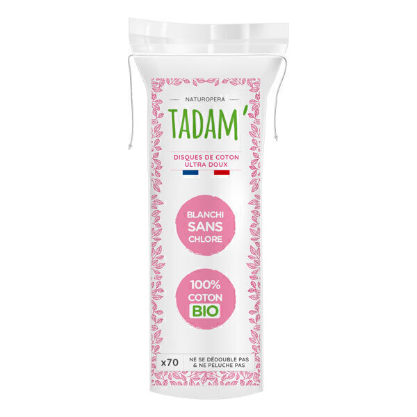 Tadam' - Disques de coton 100% bio - rond x70