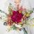 Bouquet de fleurs sechees a base d'hortensia rose