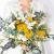 Bouquet de fleurs sechees a base d'Achillea parker