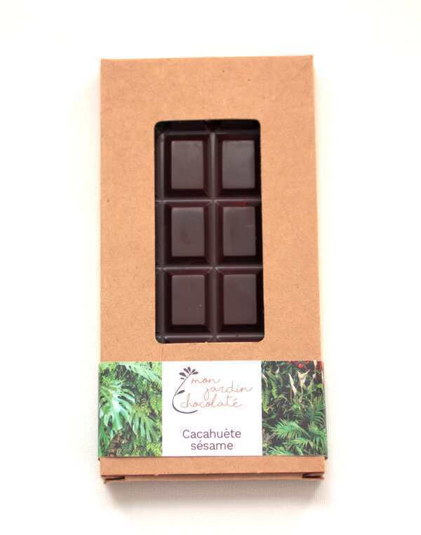 Mon Jardin Chocolaté - Ma tablette bio Cacahuete Sesame