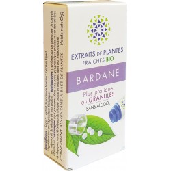 Kosmeo B - BARDANE Teinture Mère de plantes fraiches Granules - 0% ALCOOL Kosmeo B - BARDANE Teinture Mère de plantes fraiches Granules - 0% ALCOOL
