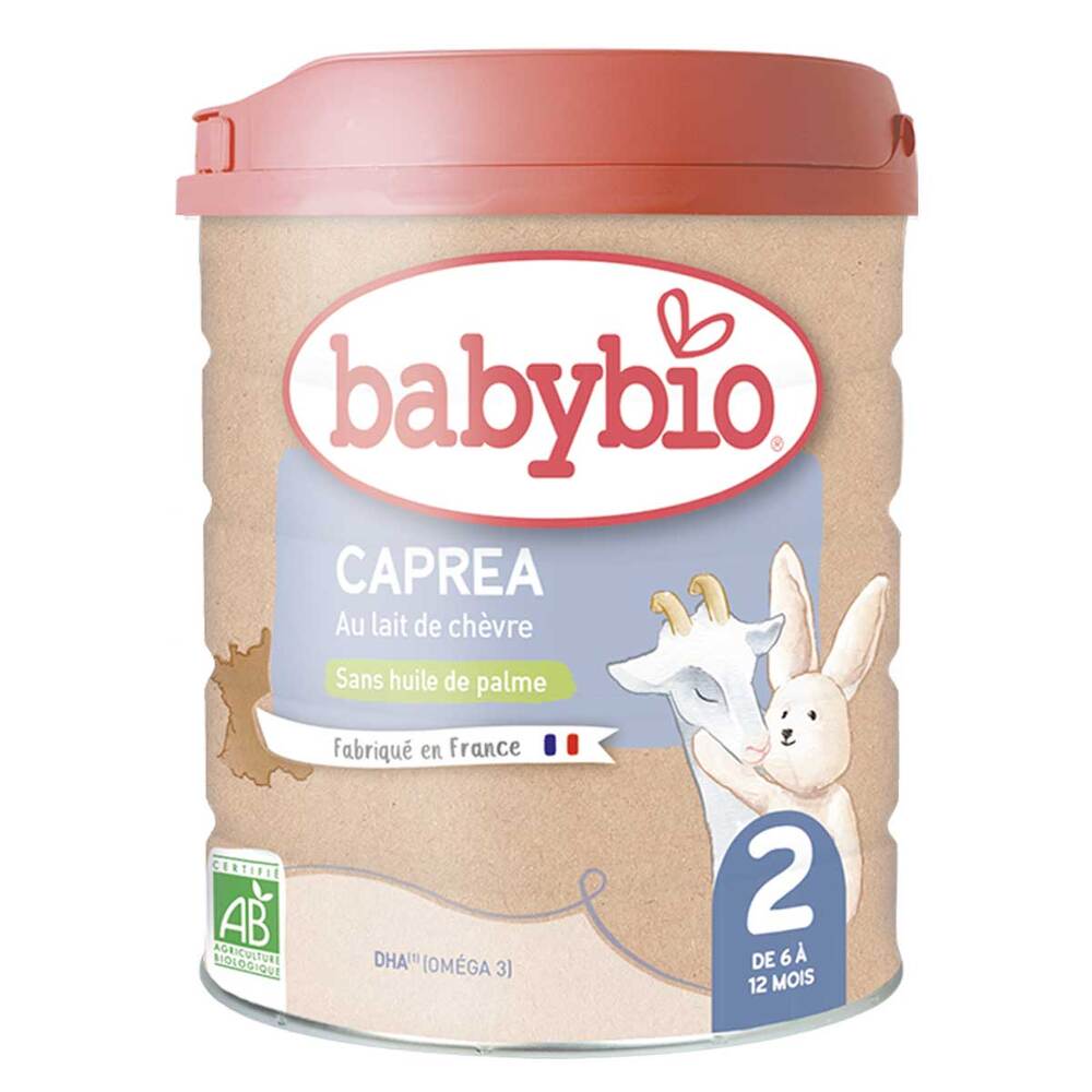 Babybio - Lot de 3 Capréa 2 Lait de chèvre infantile bio 2ème âge 800g