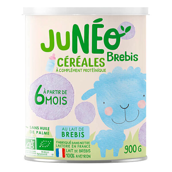 Junéo - Lot de 3 Céréales à complément protéinique Brebis - Dès 6