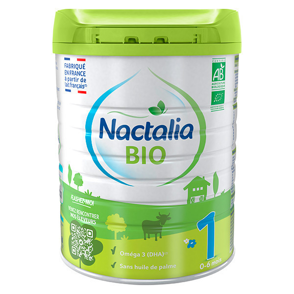 Nactalia BIO - Lot de 3 Nactalia Bio Lait bio infantile 1er Age 0-6 mois