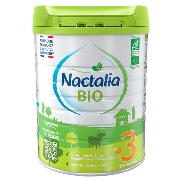 Nactalia BIO - Lot de 3 Nactalia Bio Lait bio infantile 3ème Age 10-36 mo