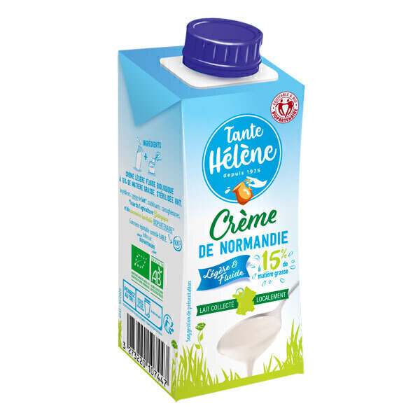 Tante Hélène - Crème légère 15%MG 20cl Tante Hélène - Crème légère 15%MG 20cl