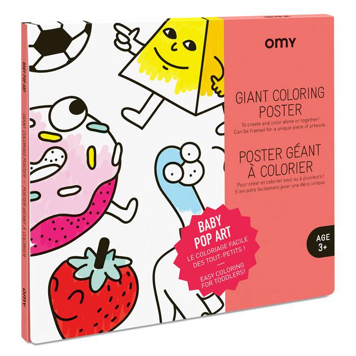 OMY - Poster à colorier - Pop OMY - Poster à colorier - Pop