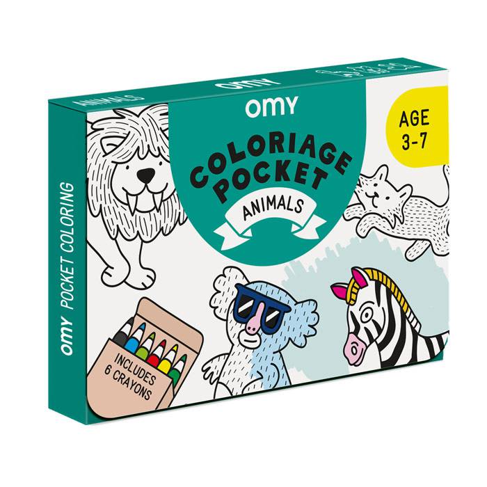 OMY - Coloriage Pocket - Animaux - Omy OMY - Coloriage Pocket - Animaux - Omy