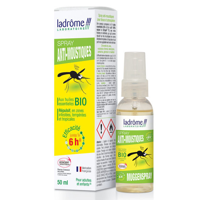 Ladrôme - Spray anti moustiques aux huiles essentielles bio 50ml