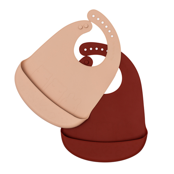 We Might be Tiny - Bavoirs en silicone (lot de 2) We Might be Tiny - Bavoirs en silicone (lot de 2)